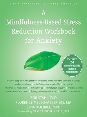 cover image of A Mindfulness-Based Stress Reduction Workbook for Anxiety